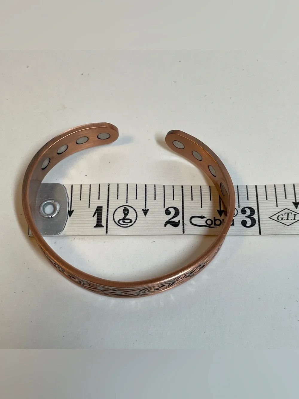Copper Magnetic Bangle Bracelet Women Men Arthritis Pain Relief Balance Calm Joy